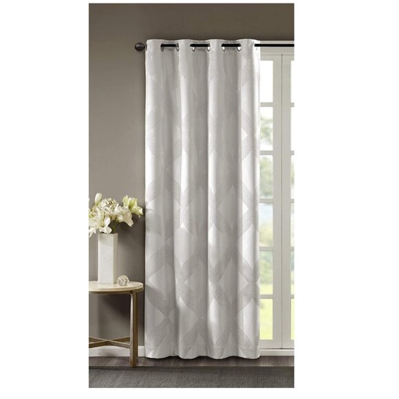 Sun Smart Bentley Total Blackout Curtains Ivory 50" X 95" NWT - Picture 1 of 12
